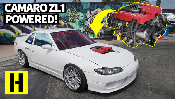 Two Cars, ONE Burnout King Winner: 730HP 240SX AND a Ford Mustang Vert Come to Party!