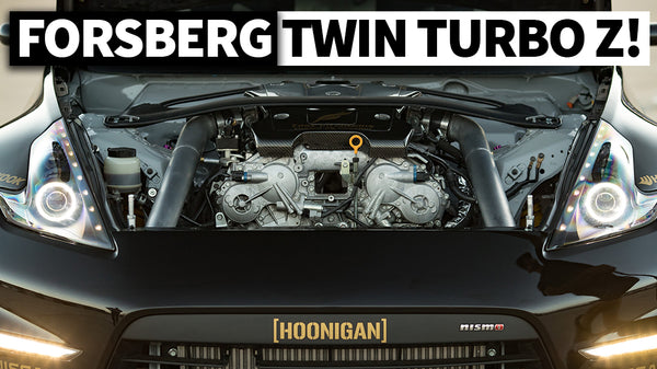 This Twin Turbo VQ, Carbon 370z Test Mule is Chris Forsberg’s Party Machine… and Spare Pro Car