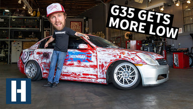 Mounting Tires With Fire! G35 Gets Fresh Wheels and More Low