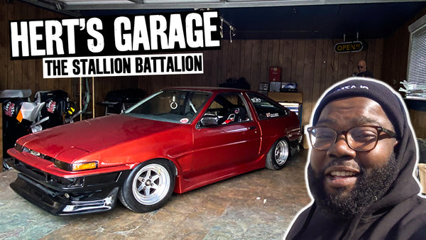Hert’s K20 Swapped 240sx FIRST Burnout! A How Not to Clean a Home Garage