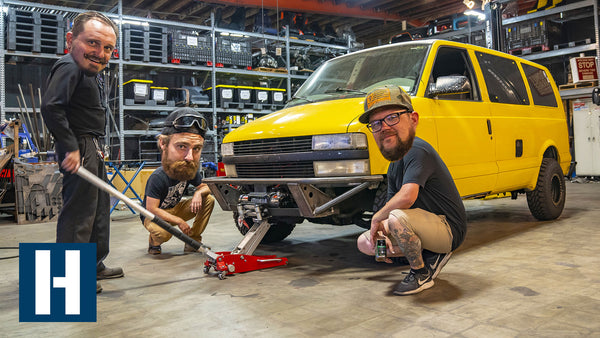 Chevy Astro Surfari Overland Project Gets a Custom Plasma Cut Front Bumper