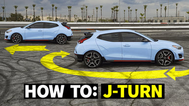 How to do J-Turns in a Front Wheel Drive Car! FWD Hoon School, pt.1