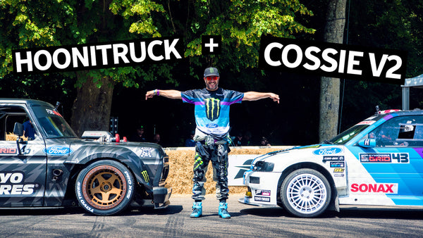 Ken Block’s All-GoPro Goodwood FOS Shredding! F-150 Hoonitruck and Cossie V2 With Raw Engine Sounds