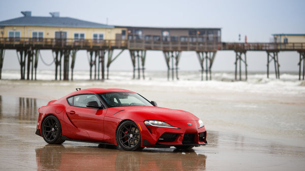 Shooting the 2020 Toyota Supra Prototype... on the Beach!