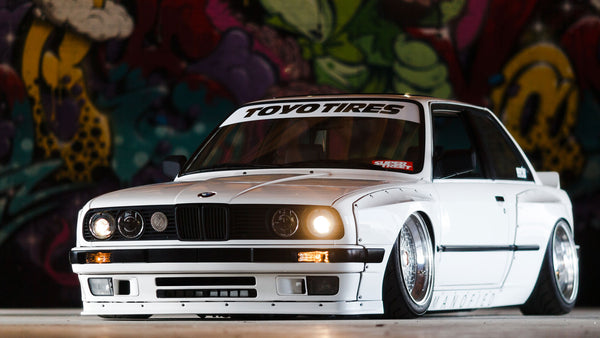 The Cleanest SLAMMED BMW E30?? Pandem Kitted 3.8L Swapped 3 Series