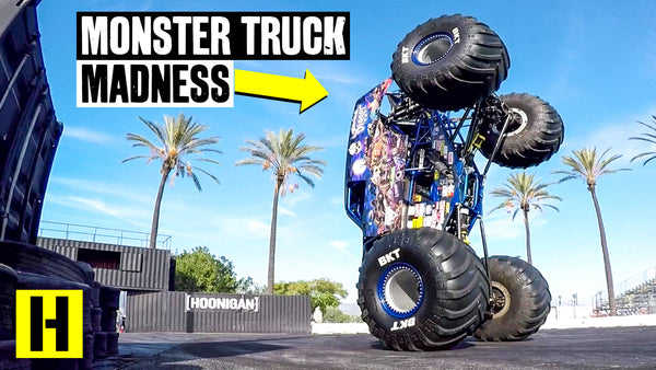 Monster Truck Destroys the Burnyard! Son-uva Digger Goes Full Savage in our Yard!