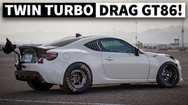 BIG Turbo 8 Second Toyota GT86 - That Gets Driven With Only One Arm!