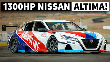 Chris Forsberg Built The World’s Most Insane 1,300hp Nissan Altima. Just to Party!