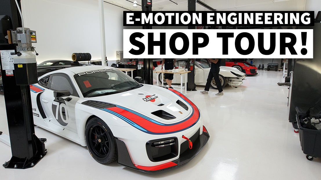 Street/Track Ready Porsches Galore: E-Motion Engineering Shop Tour