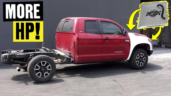 Salvaged Toyota Tundra Rescue: Getting King Shocks and Diving Into the Engine Bay!