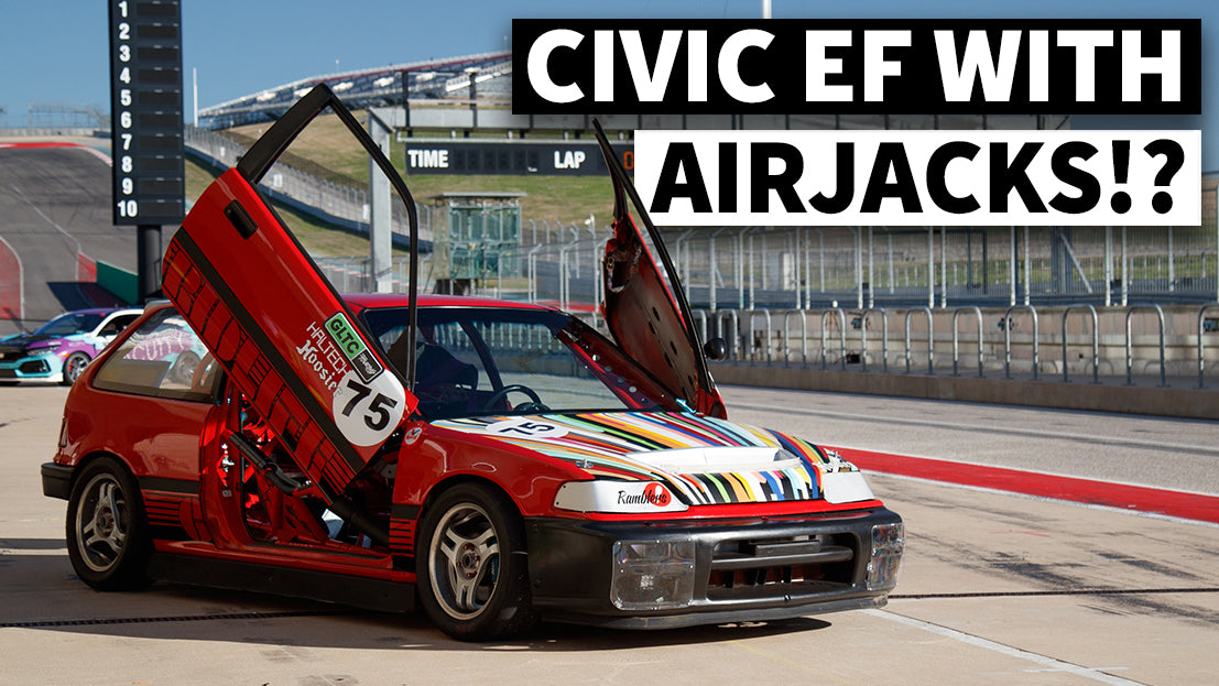 Lambo Doors, Air Jacks, And Tri-Spokes. This Civic EF Has the Hardest Track Car Flex