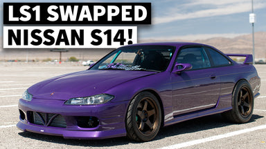 The Silvette: an S15-Faced Nissan 240sx Drag Car With a Built LS, Supercharger, and Meat in the Back