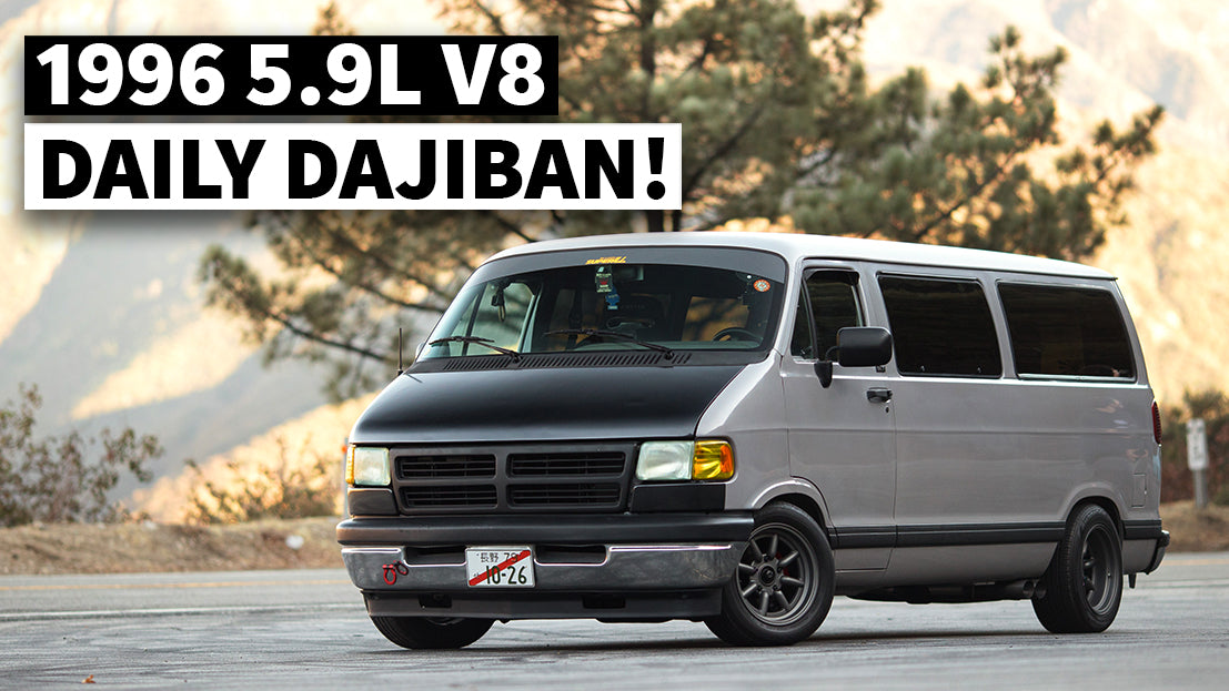 A True Dajiban Build in California. Dodge Van Build Influenced by Japanese Car Culture