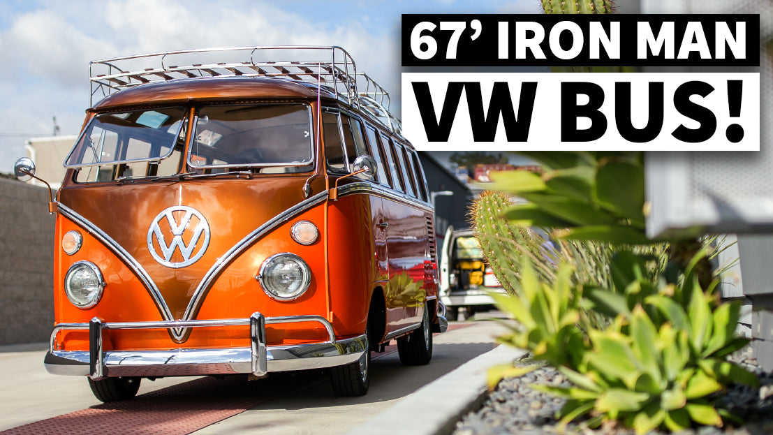 “Iron Man”, aka Gabriel Iglesias’ Bare Shell Restored 21-Window VW Bus