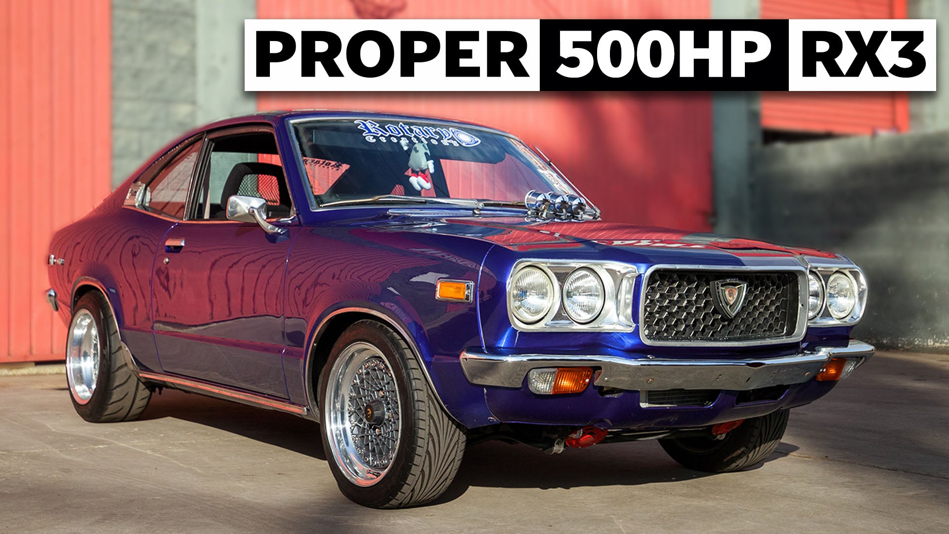 Over 500hp in a 13b Swapped Mazda RX-3 is absolute Madness