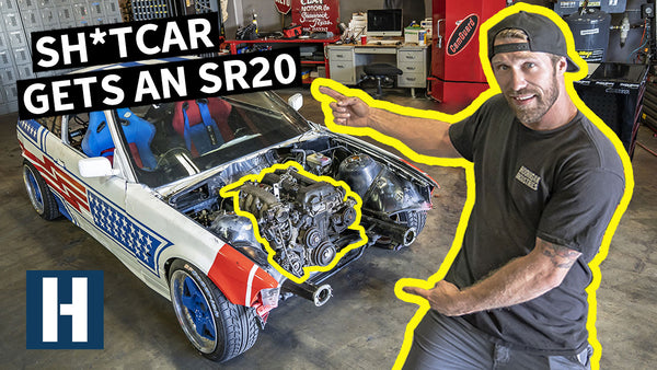 Nissan Motor in a BMW?? Our $350 E36 Sh*tcar Gets a Turbo SR20