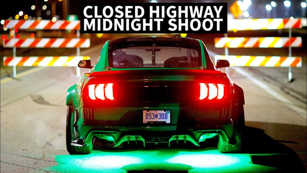 900hp Mustang Midnight Photoshoot: What it Takes to Capture Vaughn Gittin Jr.'s Cloverleaf Drift