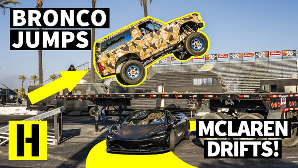 Insane Ford Bronco Jumps Over a 1000hp McLaren 720s??