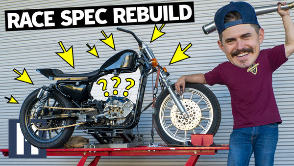 BIG Race Spec Engine, Bigger Shocks, And First Fire-Up on our 72hr Sportster Build