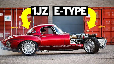 Jaguar E-Type That's 1JZ Swapped and Half-Cut: Badass or Blasphemy?