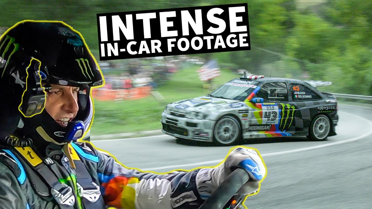 Ken Block's All-GoPro Cossie V2 Raw Onboard Footage- Blistering Fast Tarmac Stage. Rally Legend - S7