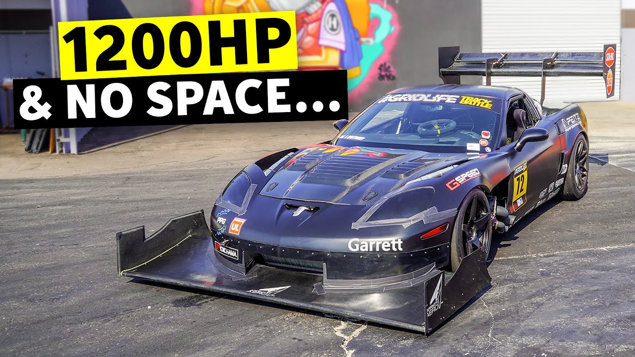 1200hp Twin Turbo Time Attack Z06 Corvette SHREDS Tire Slayer Studios // Build Break