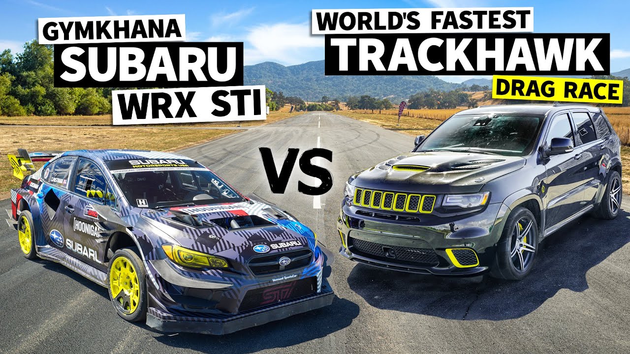 Can an 1,080hp Jeep Beat Travis Pastrana’s Gymkhana Subaru? // Flying Finish