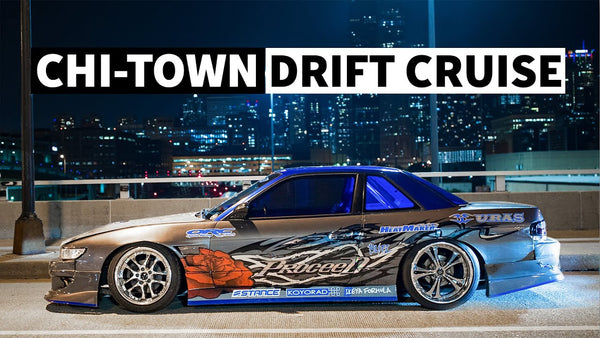Drift Cars in the Streets of Chicago: Nighttime Photo Session With Larry Chen and Risky Devil Crew