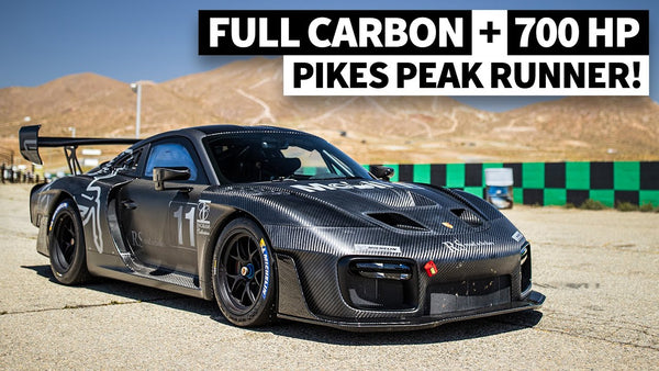Jeff Zwart Tests the Insane 700hp Bare Carbon Porsche 935 Pikes Peak Special