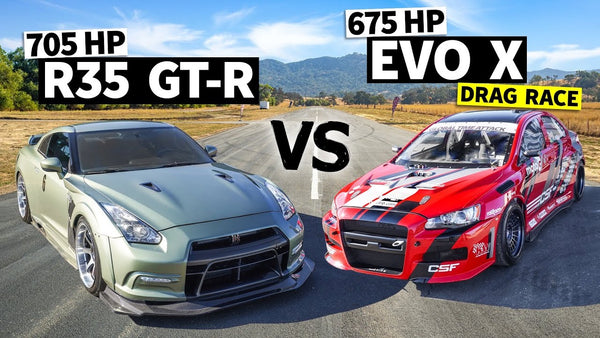 New School AWD Battle: 700hp GTR vs. 675hp Evo X // This vs. That