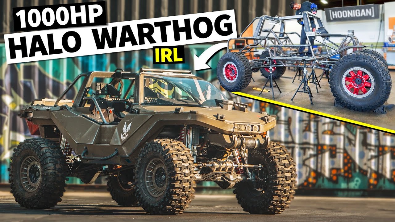 WE BUILT A REAL HALO WARTHOG WITH 1,000HP!
