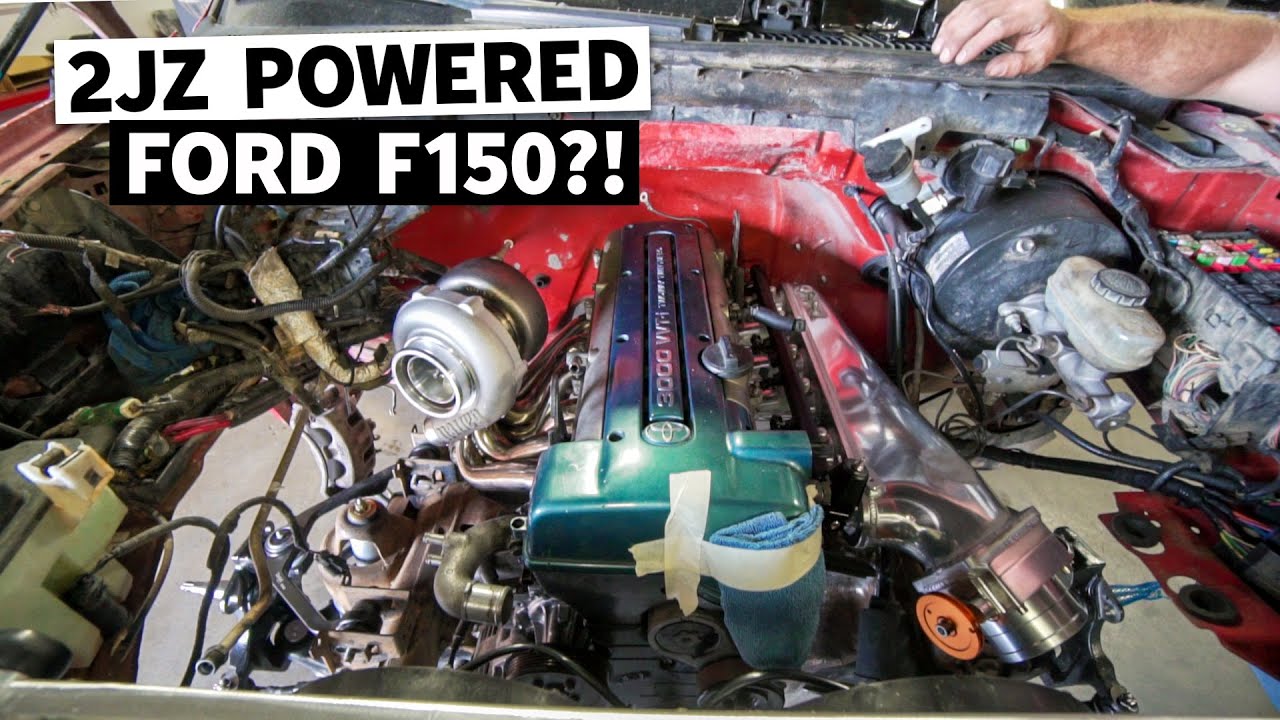 Our 2JZ Swapped Ford F-150 Build Gets a Turbo, and Hand-me-Down Racecar Parts!