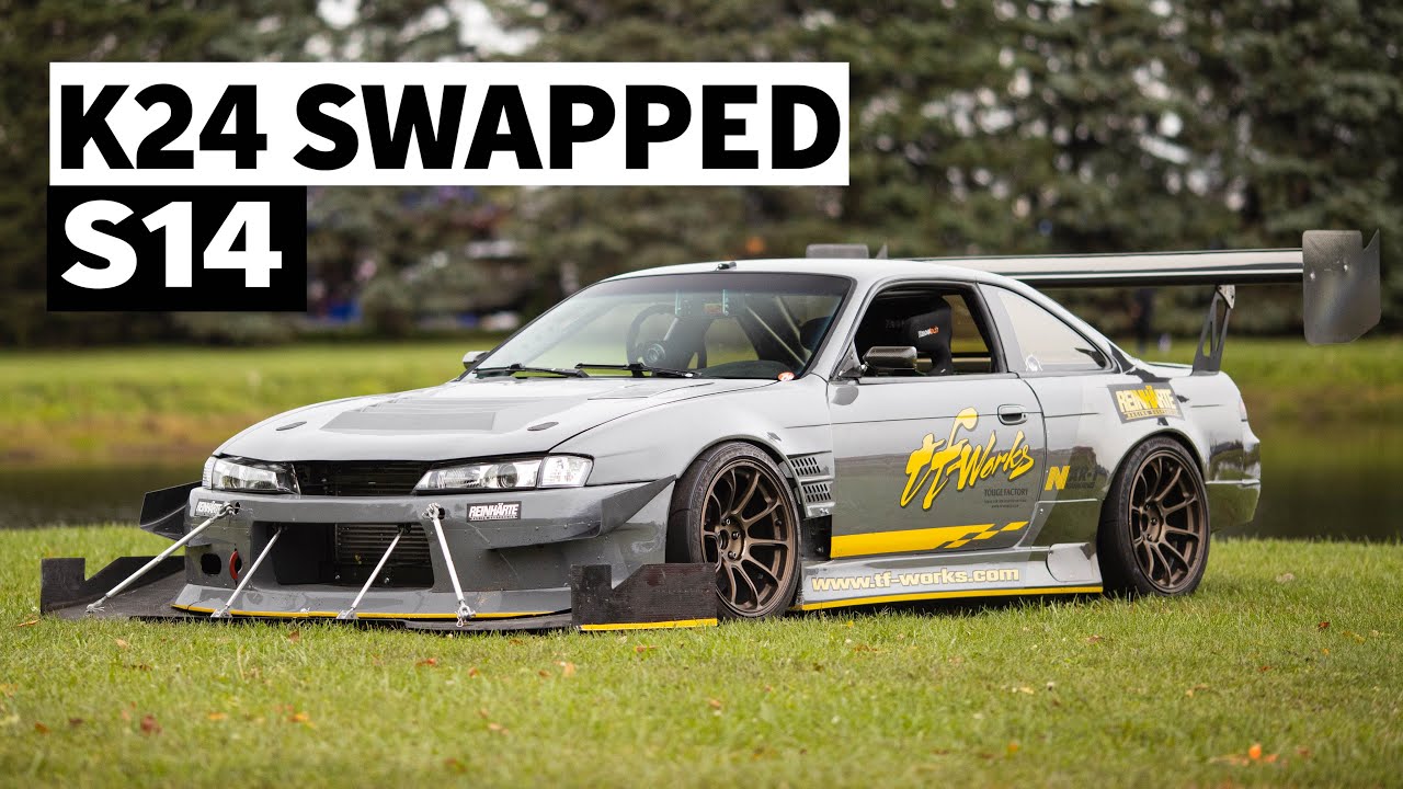 A 240sx Built for Grip?? Turbo K24 Swapped S14 Time Attack Car From Touge Factory