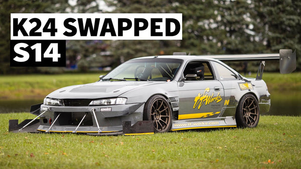 A 240sx Built for Grip?? Turbo K24 Swapped S14 Time Attack Car From Touge Factory