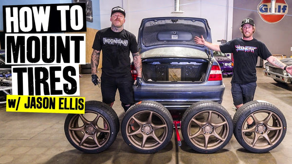 Jason Ellis’ NEW Drift Car! Tire Mounting, and Tire Destroying 101 With Danger Dan and the Scumbags
