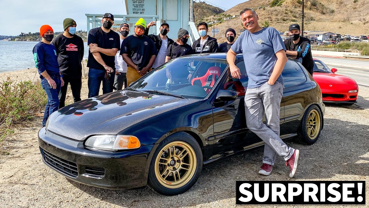 We Surprise Nads With His New Honda Civic EG Build, It Rips! (Part 2 of 2)