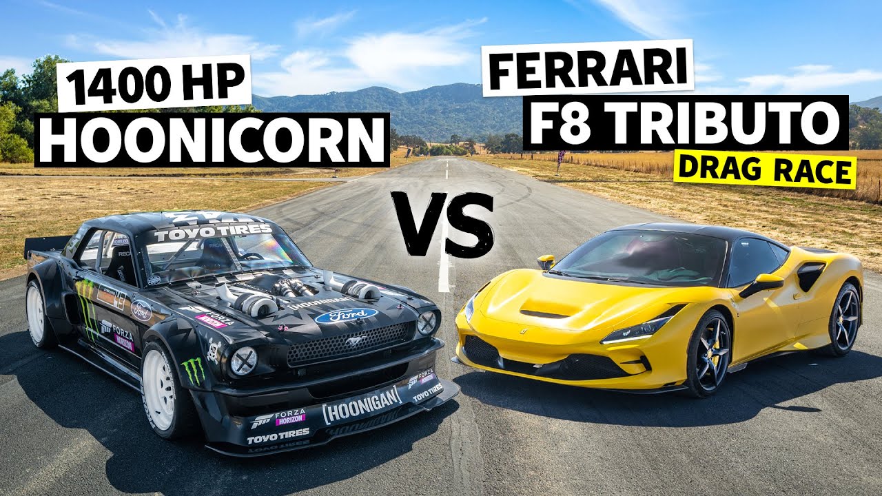 Ford Vs Ferrari! 710hp F8 Tributo Daily Driver Vs Ken Block’s Hoonicorn // Hoonicorn Vs the World