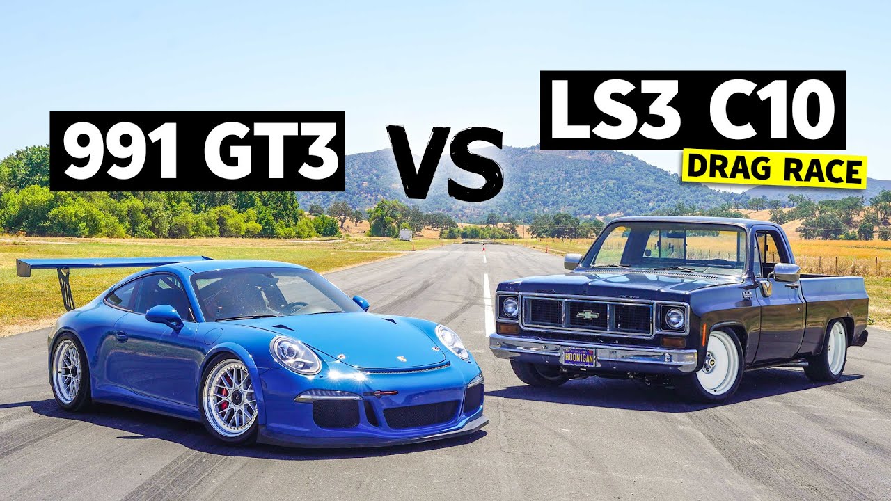 Porsche GT3 vs. LS3 V8 Swapped Chevy C10 // This vs. That