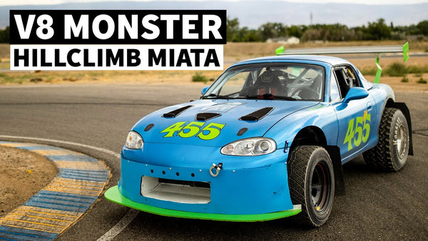 Insane 455hp LS V8 Swapped Miata is a Lifted Hillclimb Monster