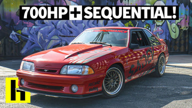 This 700HP Sequential Transmission Ford Mustang Cobra EATS. And the Owner Lets us Shred!