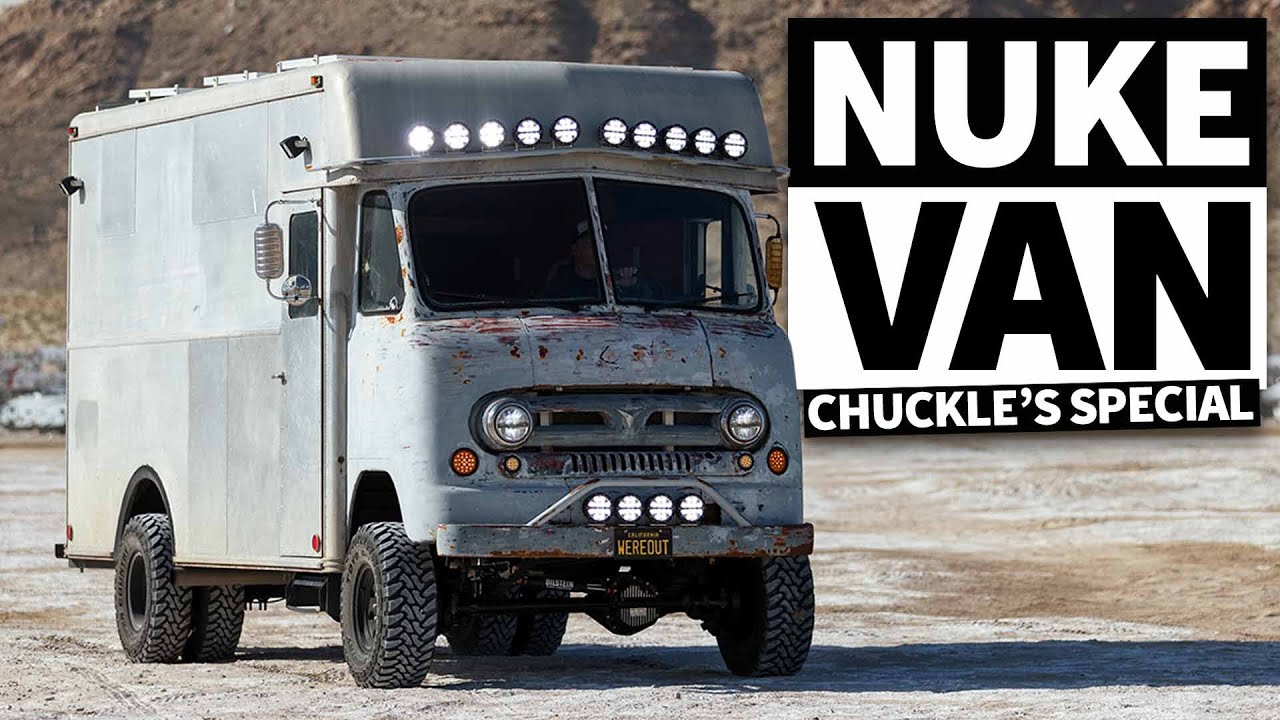 1 of 1 “Nuke Van” AKA the Chuckles Garage Ultimate Off-Road Expedition Vehicle