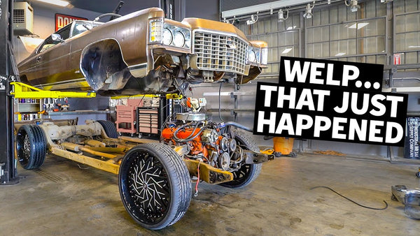 We Split The Donk in Two. And Our Big Block Crate Motor Arrives!