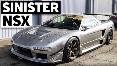 The Sinister NSX: a Perfect Widebody, TE37 Wearing, Rare ARC Parts having NA2