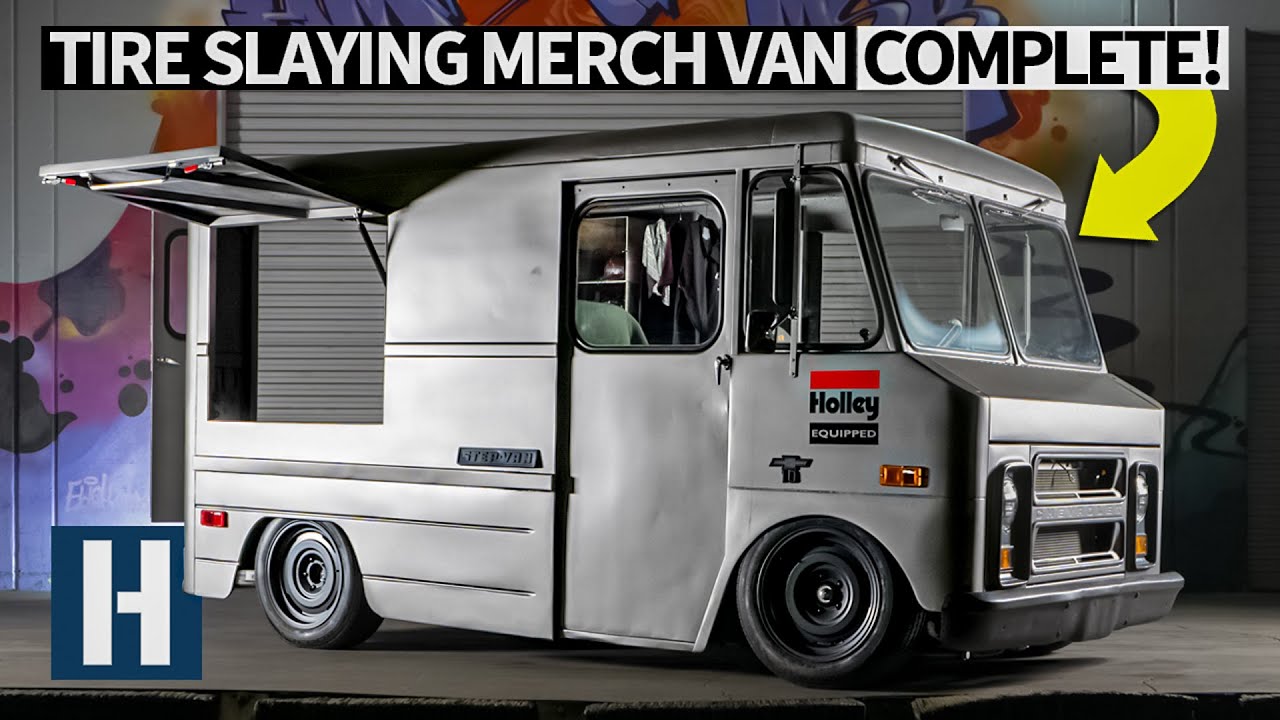 Our 400hp V8 Swapped Merch Van is DONE - Already Ripping 3rd Gear Burnouts
