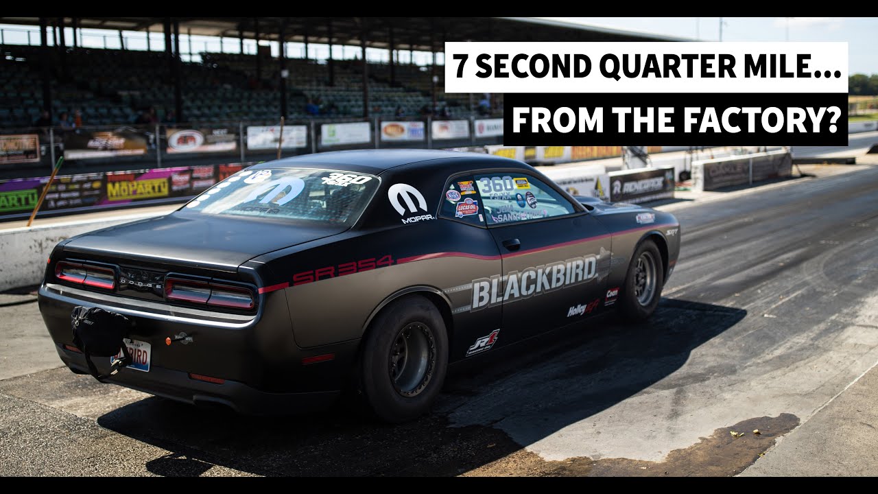 1,700hp Dodge Challenger Drag Pack, AKA “The Blackbird”