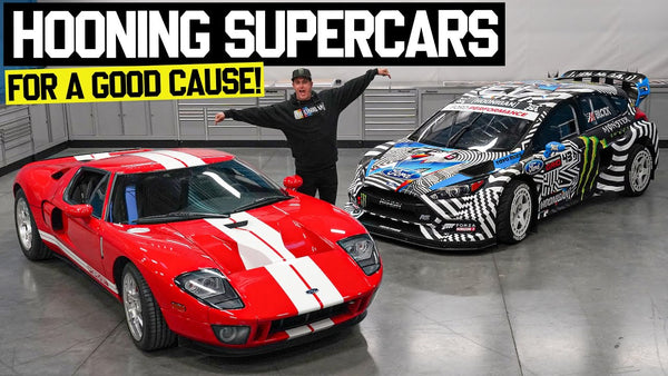Ken Block Hoons a Ford GT?? AND Auctions Off His Gymkhana Car