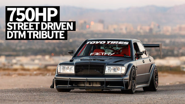 DTM Inspired Twin Turbo V8 Swapped Mercedes 190e - The Wildest Mercedes at SEMA??