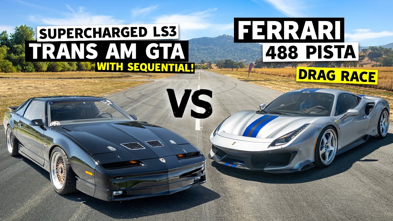 610hp Sequential Shifting Trans-Am vs. a Ferrari 488 Pista... With a Le Mans Start! // This vs. That