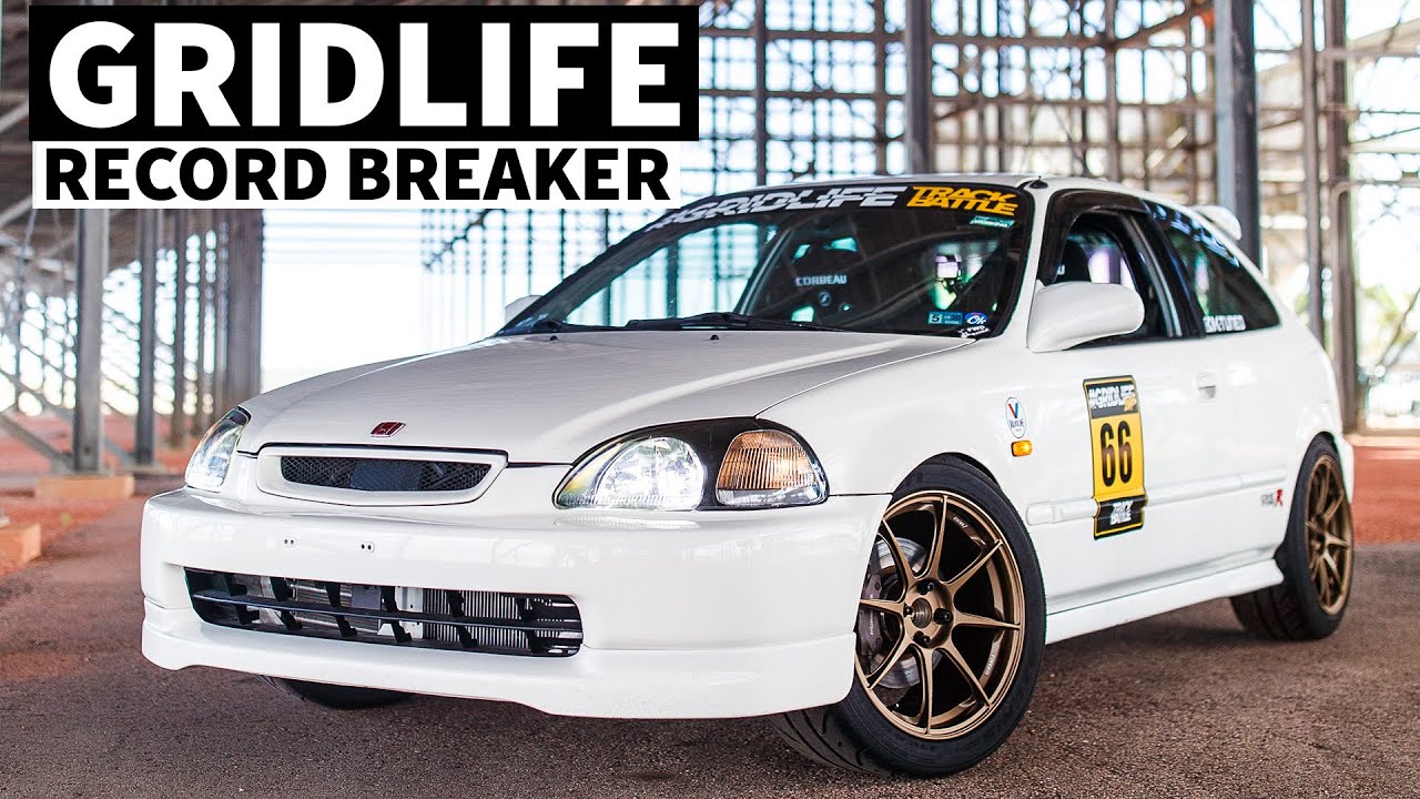 2,300lb K24 Swapped Civic Time Attack Car is a Lightweight Time Attack Machine