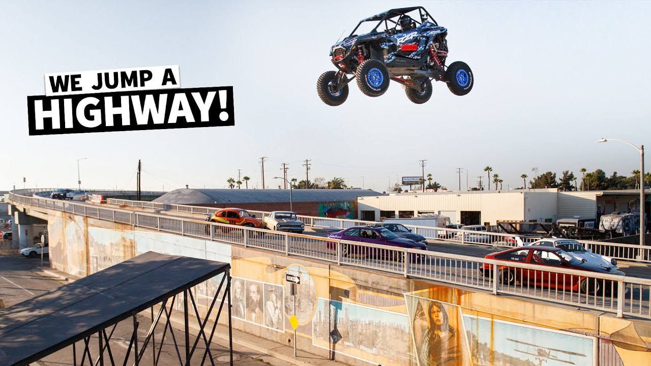 [HOONIGAN] Jump Cuts: SENDING IT in the Streets of Long Beach! In The New Polaris RZR Pro R